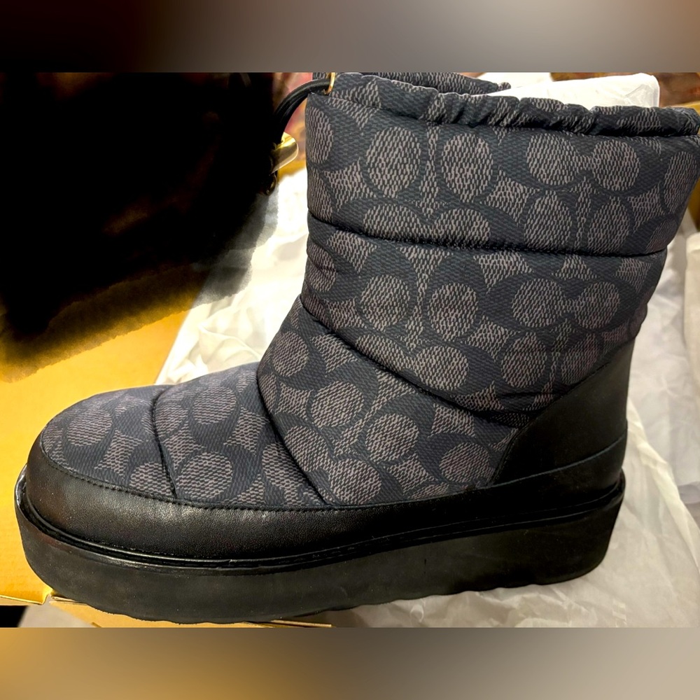 New Coach Booties. Size 8.